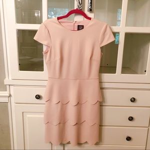 Vince Camuto Pink Tiered Dress